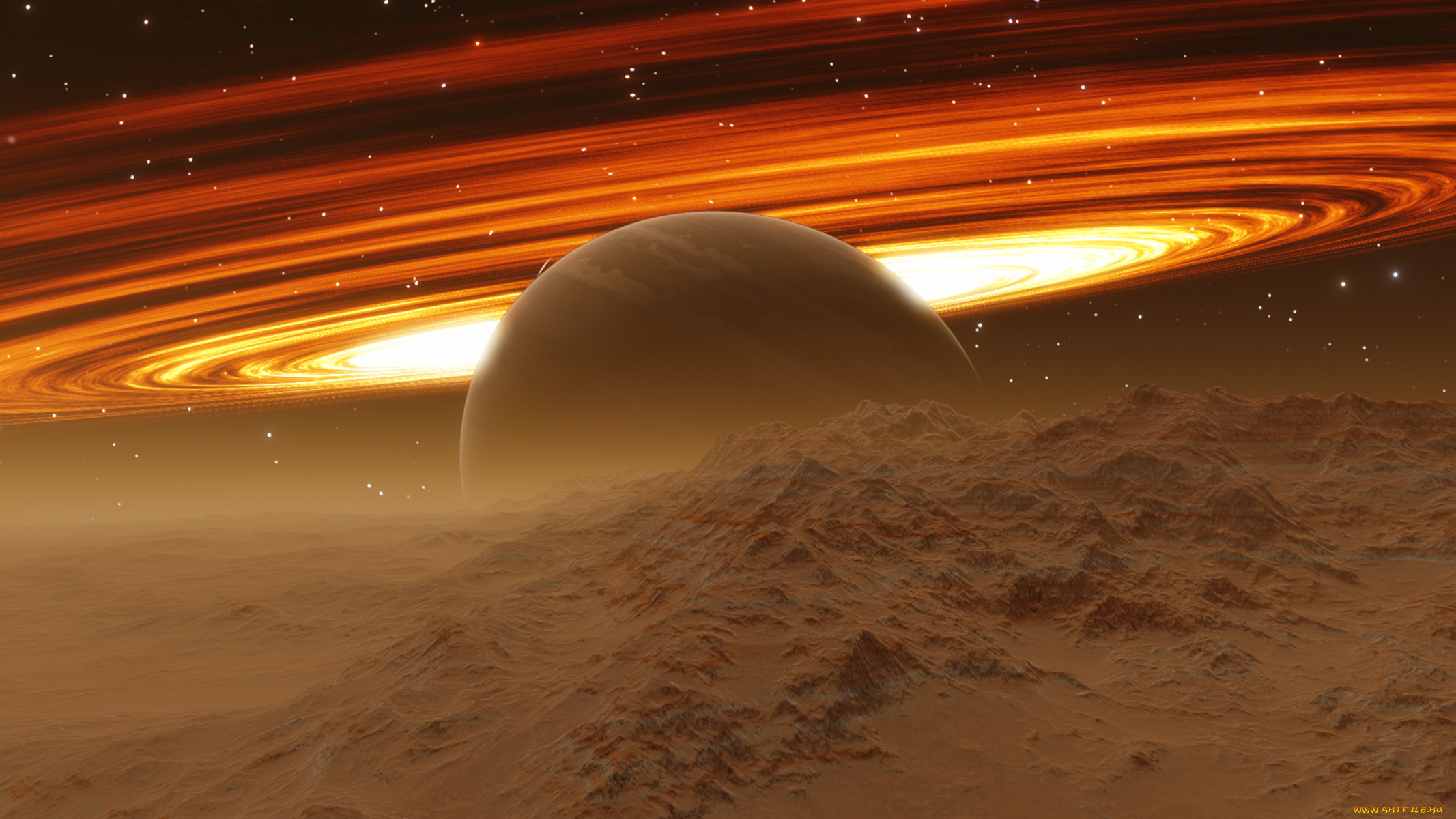 Титан Спутник Сатурна